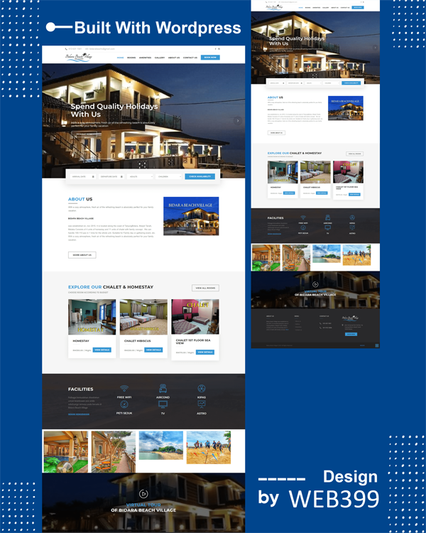 Sample herbal product website design in Dengkil