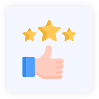 Customer satisfaction is our priority icon