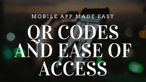 QR codes and ease of access